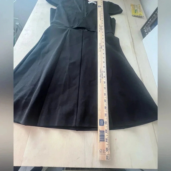 Halston Heritage Little Black Dress with Cutout - 2 - Picture 7 of 10